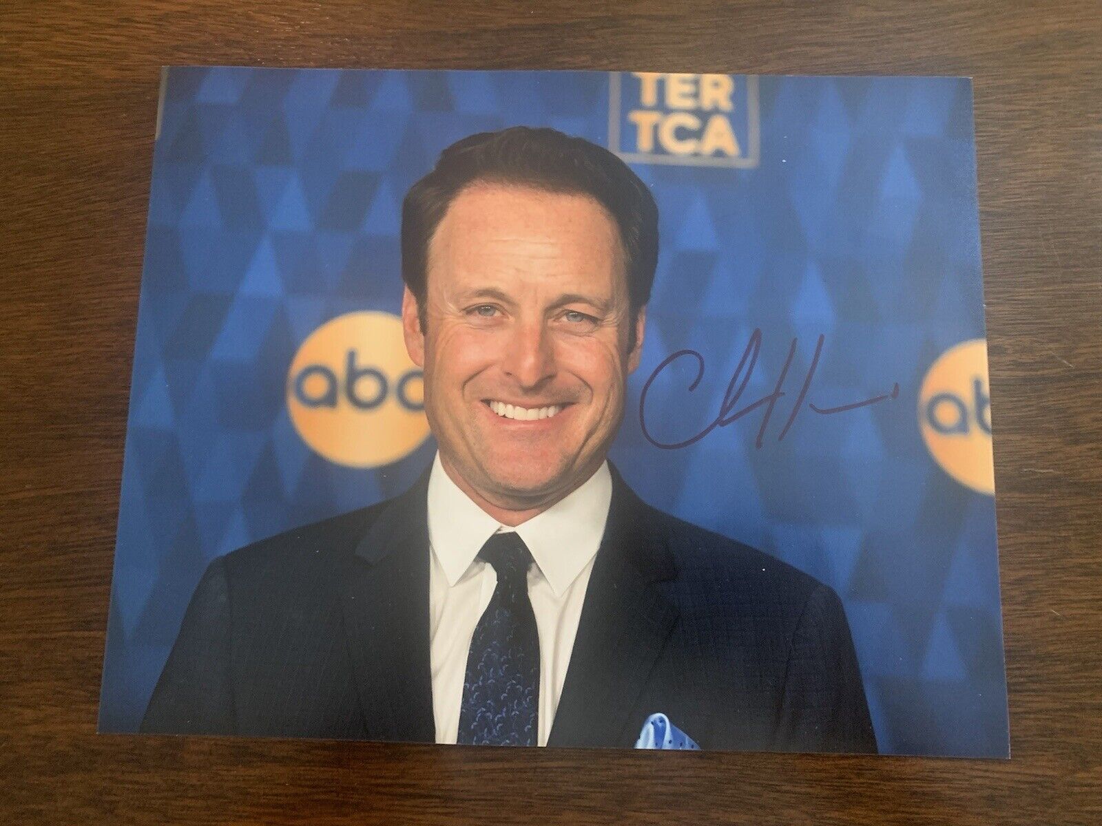 CHRIS HARRISON Signed 8x10 Photo Poster painting THE BACHELOR HOST Autographed