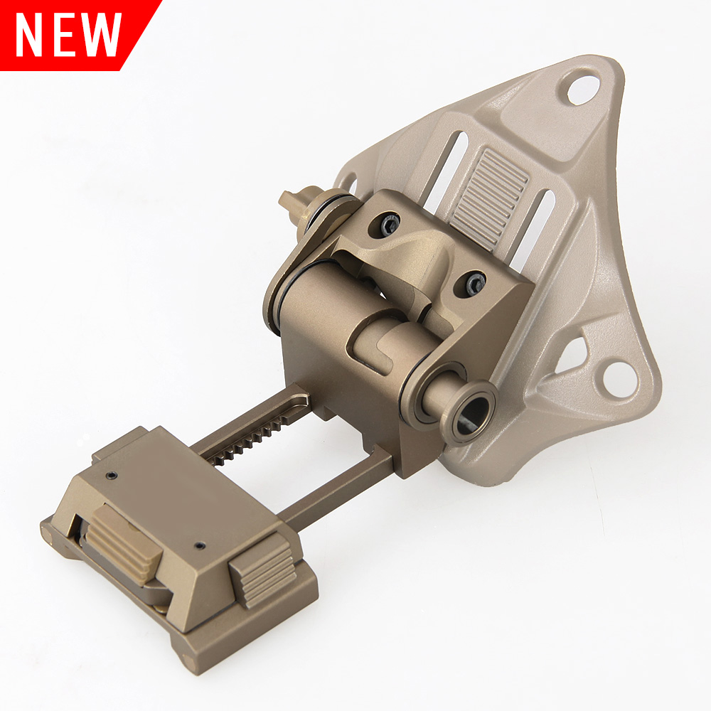  New hunting L4 G19 helmet bracket vertical fixed installation with Ops-Core permanent VAS cuttlefish base for pvs18 - HaikeWargame