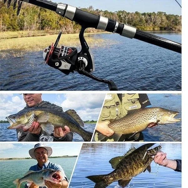 🔥 Carbon Fiber Telescopic Fishing Pole