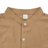 Men's Vacation Surfing Linen Stand-Collar Shirt by Inlyline