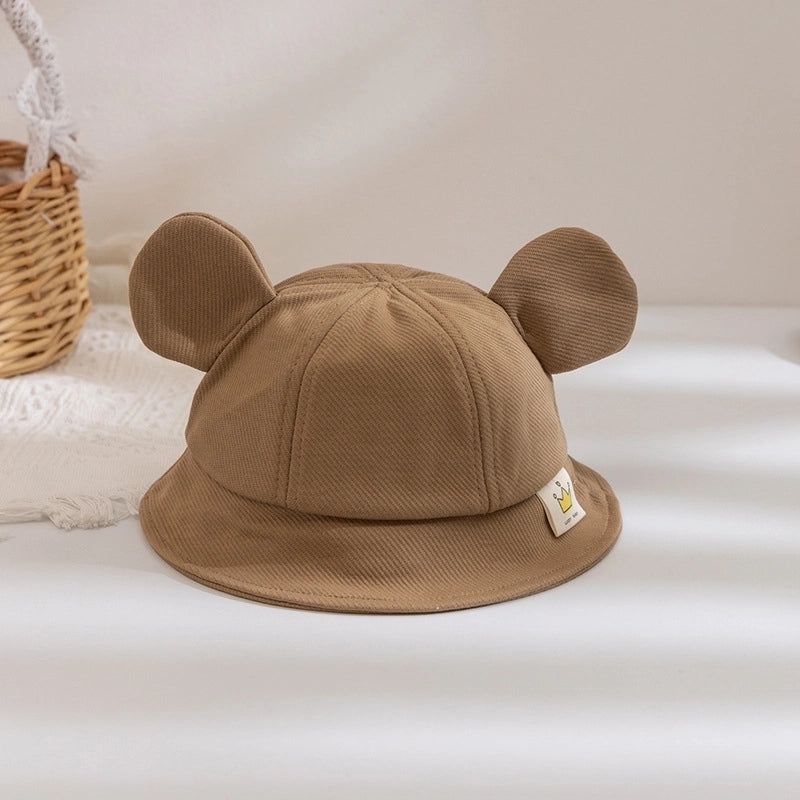 Children Unisex Cute Minimalist Bear Bucket Hat
