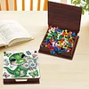 Schmetterling Dinosaurier Holz Memo Pad Halter - 5d DIY Handwerk Aufbewahrungsbox