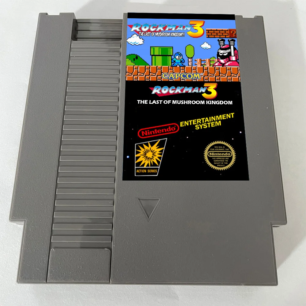 Rockman 3: Last of the Mushroom Kingdom NES For Nintendo Entertainment System Console - 8 Bit Game Cartridge