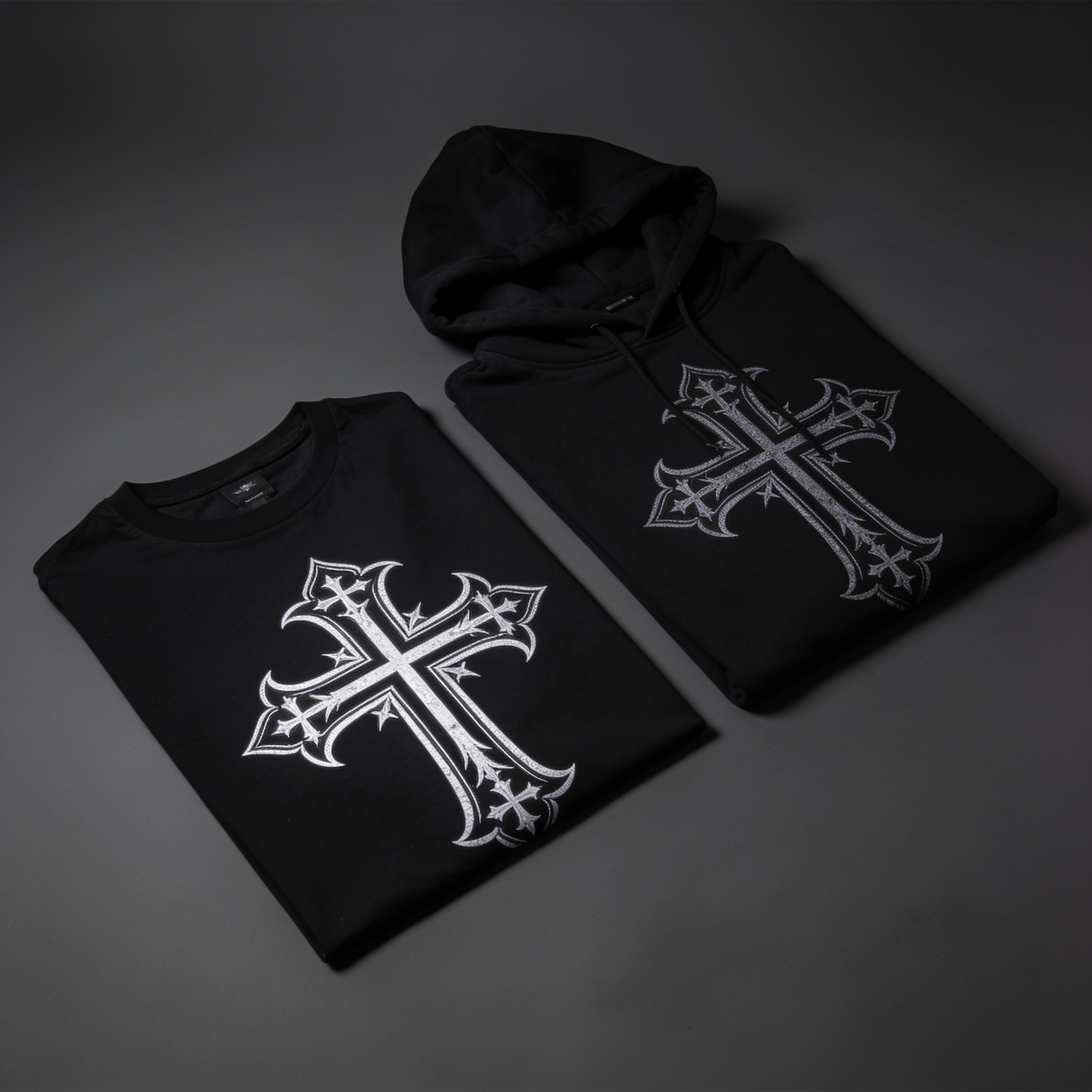 Gothic Cross Graphic Print