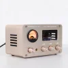 HiFi Tube Preamp 4-Way Stereo Audio Switch / Splitter Box Tube Preamp Desktop Headphone Amplifier