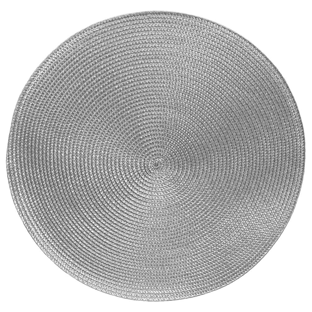 

4pcs Round placemat Nordic Japanese style pp woven table mat 38cm, 501 Original