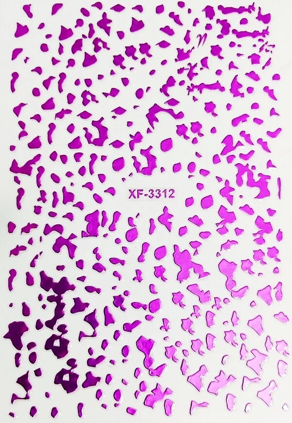 3D New Fashion Old English Font Manicure Design Black Nail Art Stickers Manicure Decal Stickers for Nails Decal Decoration-Nail Inspo