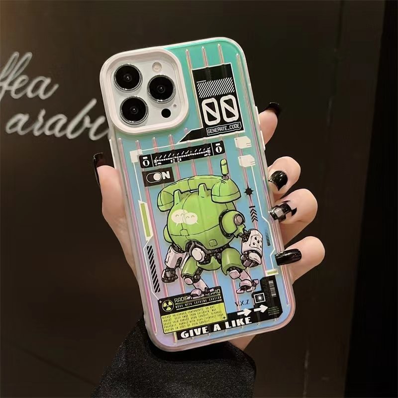 Media Bot Laser Gradient Phone Case