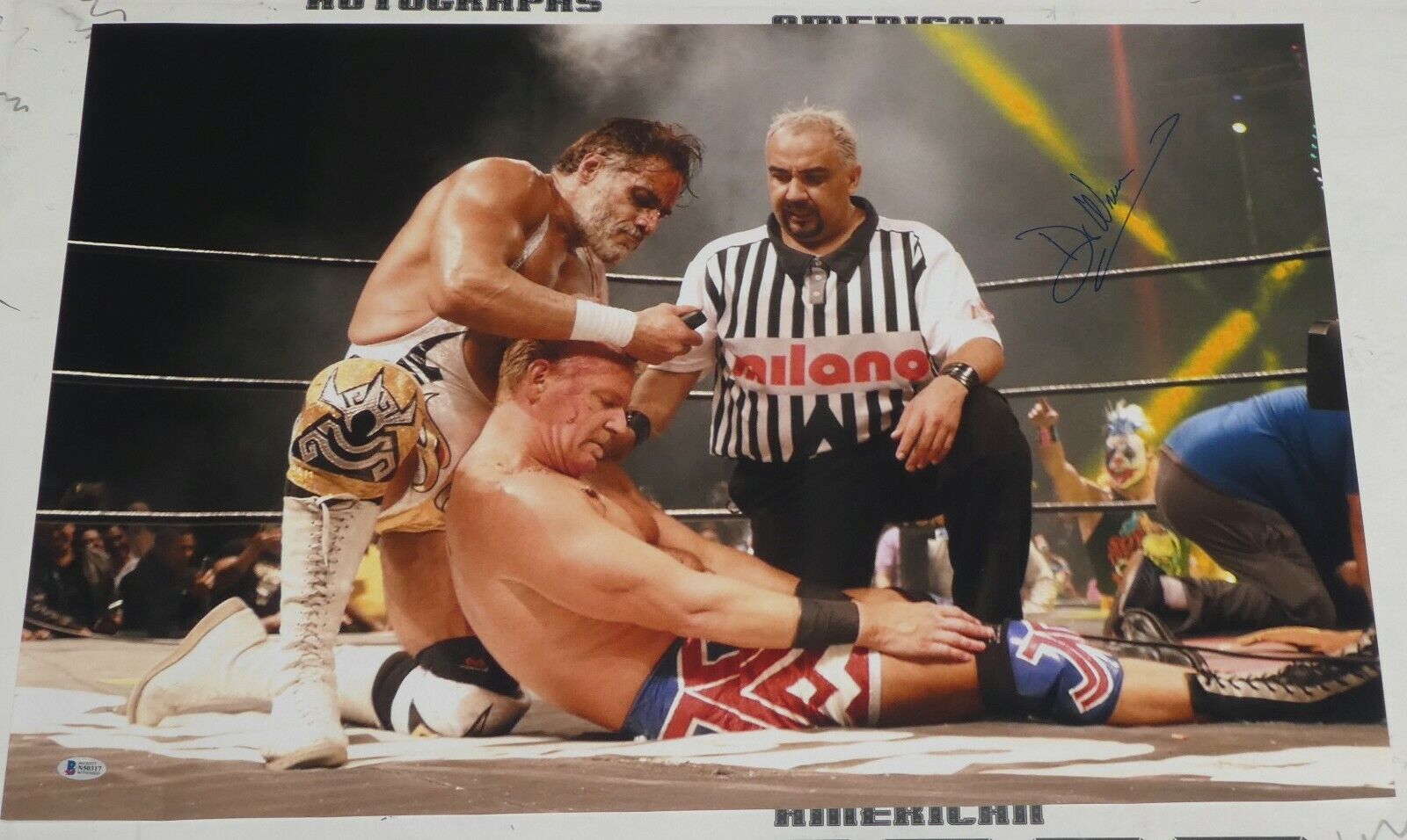 Dr. Wagner Jr. Signed 20x30 Photo Poster painting BAS Beckett COA AAA Jeff Jarrett Hair Picture