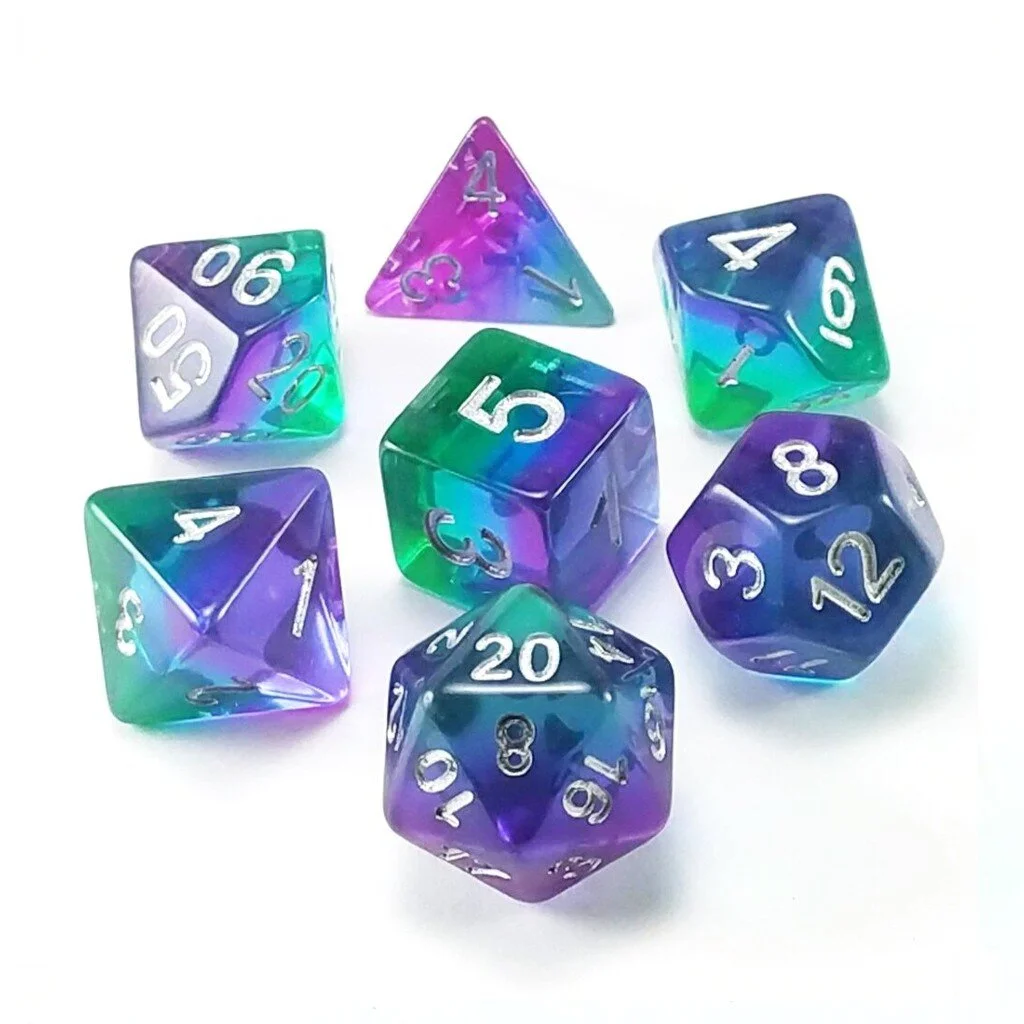 AURORA BOREALIS DICE SET