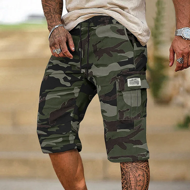 🩳 50% RABATT! 🔥 Herren-Camo-Cargoshorts mit Mehreren Taschen &ndash; Bequem, Strapazierf&auml;hig & Perfekt f&uuml;r Outdoor-Aktivit&auml;ten 🏕️