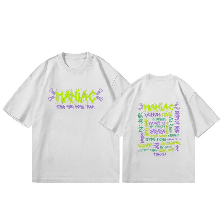 Stray Kids 2023 World Tour MANIAC Creative T-shirt