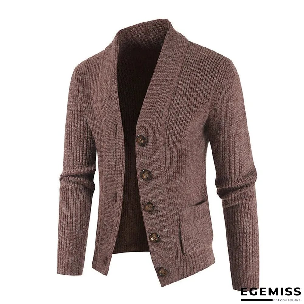 Casual Long Sleeve Slim Fit Men's Sweater | EGEMISS
