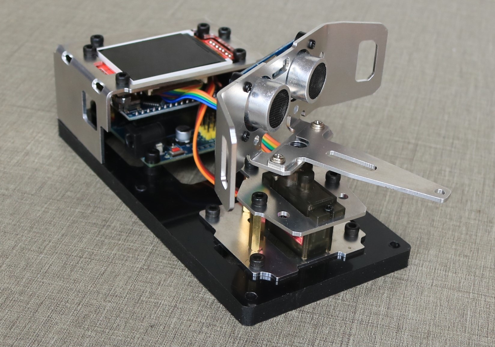 New Ultrasonic Radar Detector Arduino Robot Maker DIY High School ...