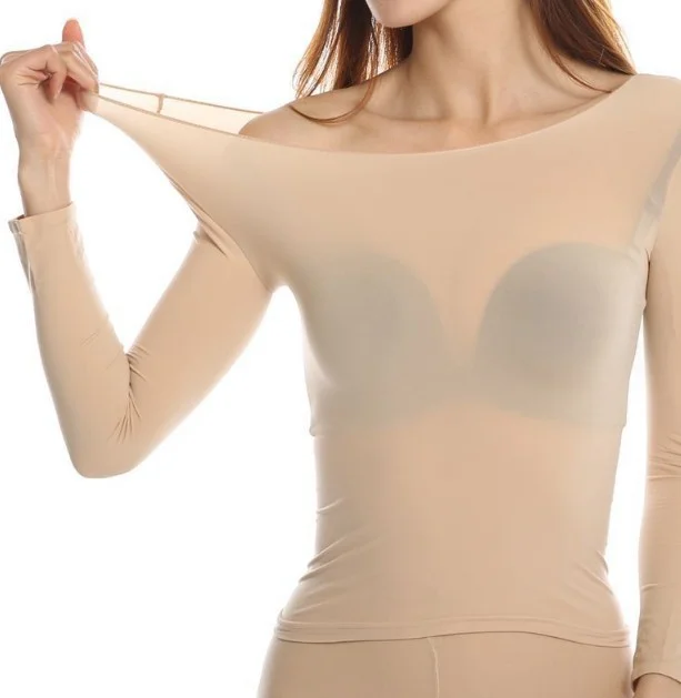 Athvotar Athvotar Spring And Autumn Black All Transparent Mesh Yarn Bottom Shirt Female Long Sleeve Sexy Perspective Thin Net Shirt Super Elastic Gauze Clothes