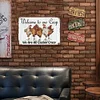 Farm Chicken Welcome To Our Coop We Are All Cluckin Crazy - Metal Tin Signs(8*12Inch/12*16Inch) - Animal