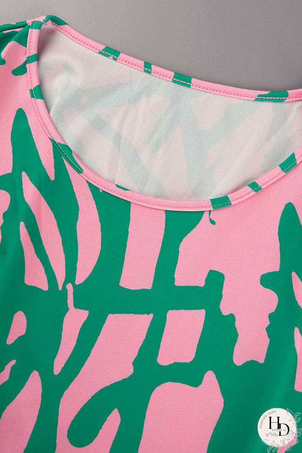 Orange Red Casual Print Patchwork O Neck Long Sleeve Dresses