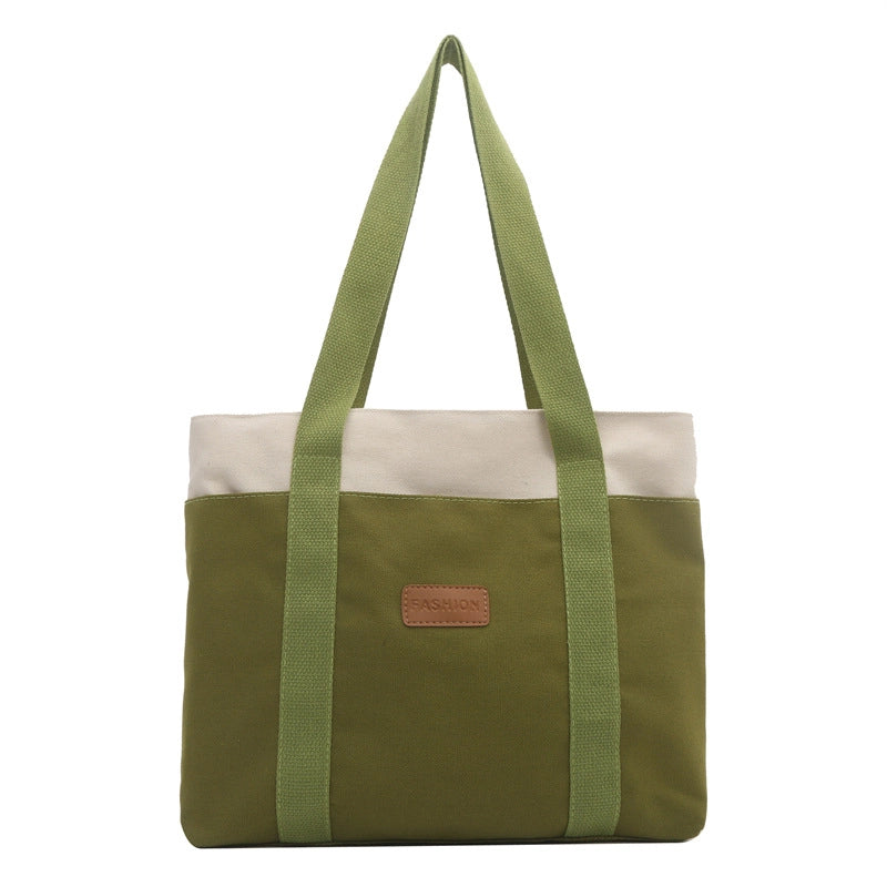 New Spring New Xiaoqing New Wide Shoulder Strap Handbag Casual Beautiful Shoulder Bag Large Capacity Women’s Bag