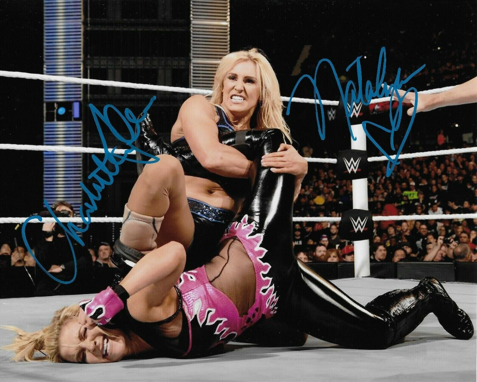 Natalya / Charlotte Flair ( WWF WWE ) Autographed Signed 8x10 Photo Poster painting REPRINT