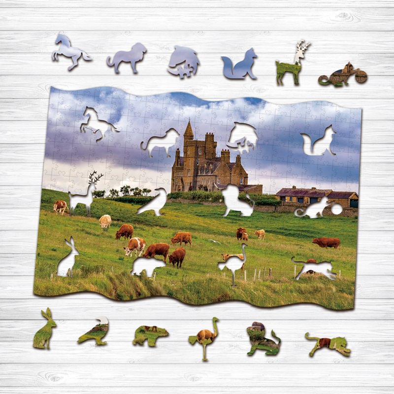 Ericpuzzle™ Ericpuzzle™Classiebawn Pastures Wooden Puzzle