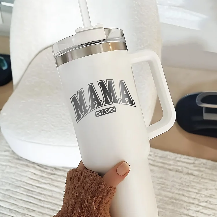 Custom Est Mama Tumbler 