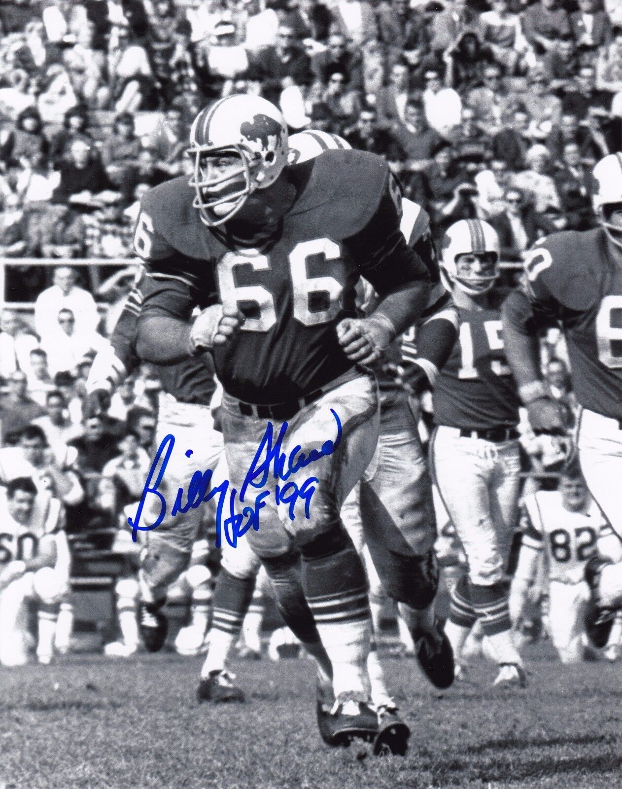 Billy Shaw Autographed 8x10 Buffalo Bills#2