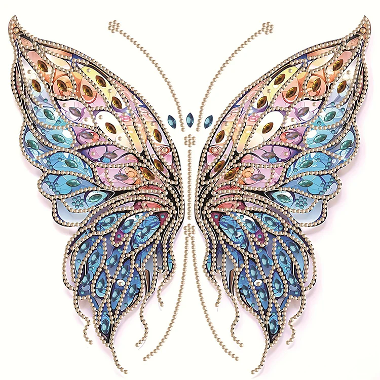 Partial Special-shaped Diamond Painting - Fantasy Wings 30*30CM