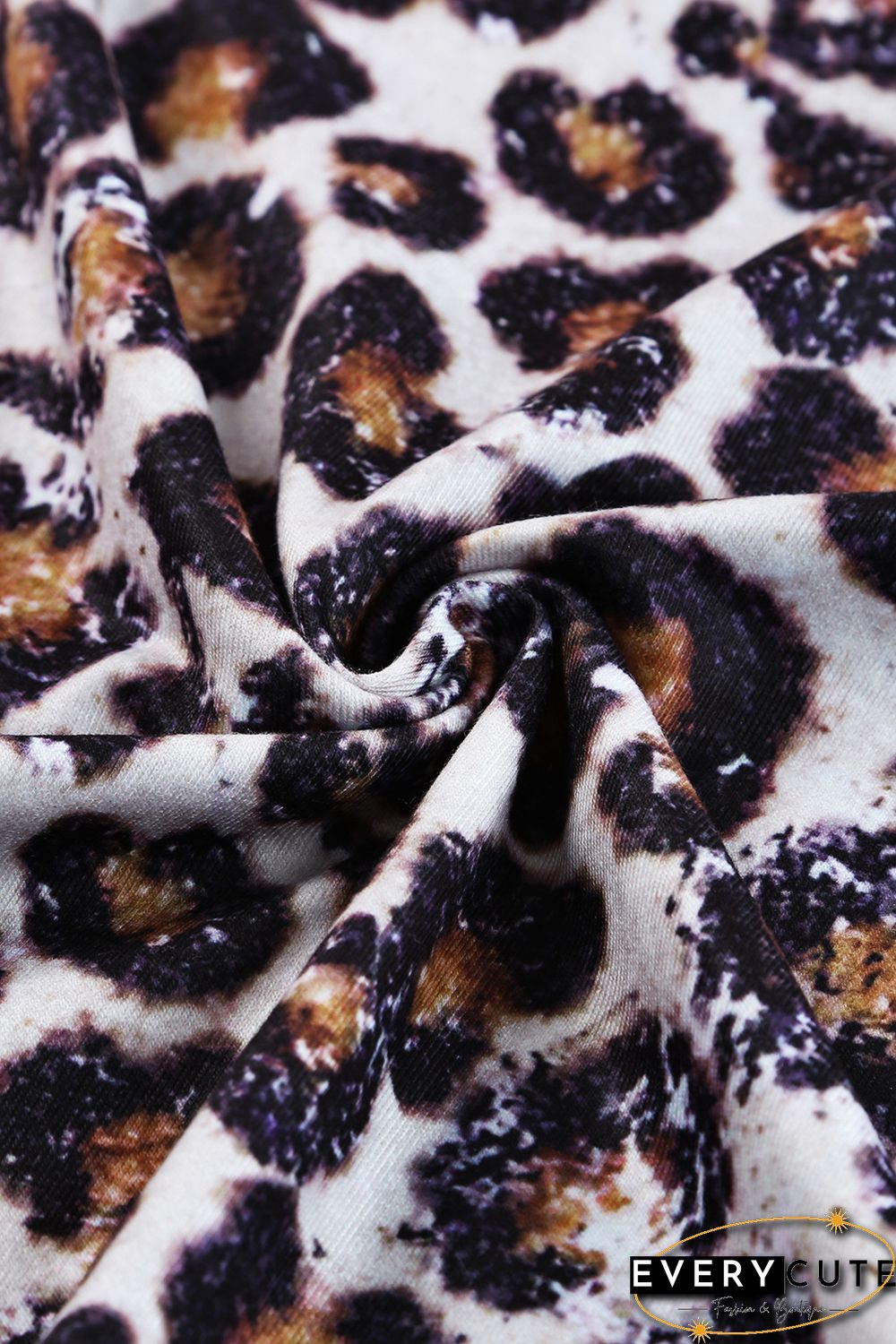 Leopard Mix Animal Print Bleached T Shirt