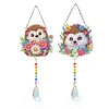 2pcs Hedgehog Diamond Painting Double-sided Crystal Window Suncatcher Craft Set Birthday Gifts Home Garden Decor Hanging Kit
