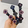 4 Pi&egrave;ces Pince Barrette &agrave; Cheveux lat&eacute;rale &agrave; Trois Fleurs