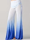 2021 New casual gradient color matching loose long pants