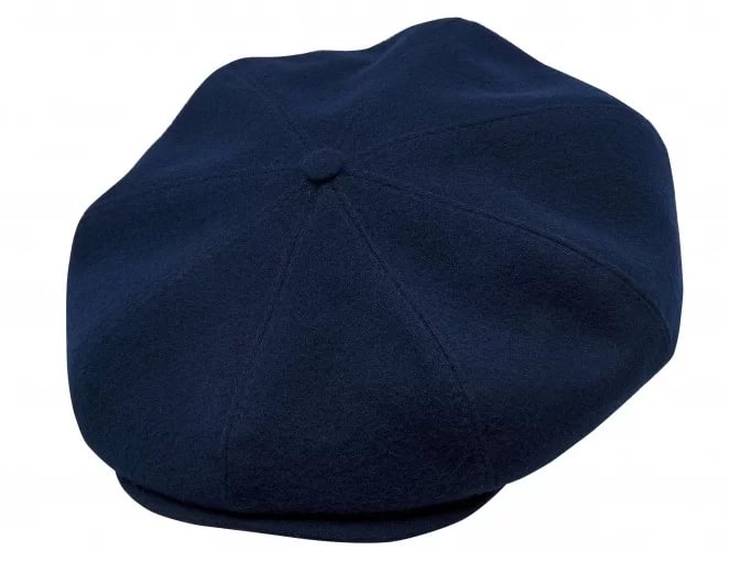 PEAKY BLINDERS Genuine Scottish Harris Tweed 8 Panels Man Cap Navy