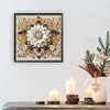 White Flower-Crystal Rhinestone Diamond Painting