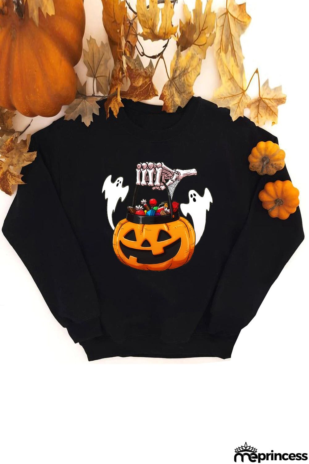 Halloween Pattern Oversize Sweatshirt