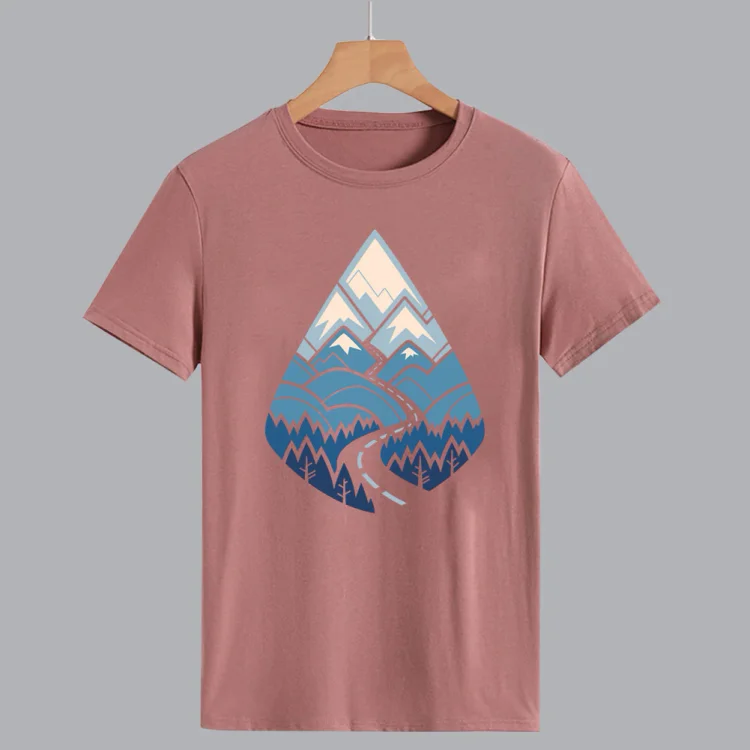 PSL-Water drops outdoor scenery T-shirt Tee -012027