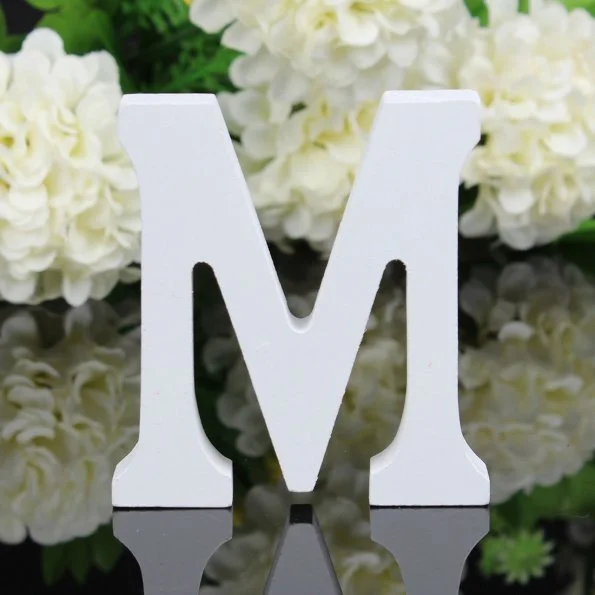 1pc Wooden Small Letter Alphabet Word Wood Letters For Kid's Boy Girls Baby Shower Birthday Wedding Party Decoration Supplies