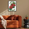 Bead Embroidery - Partial Printed 9CT Xmas Flower(39x39 CM)