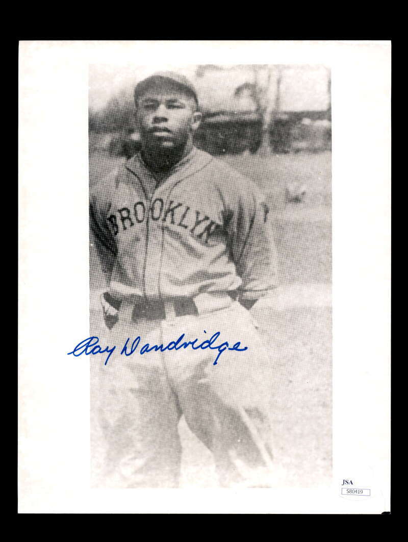 Ray Dandridge JSA Coa Signed 8x10 Photo Poster painting Autograph