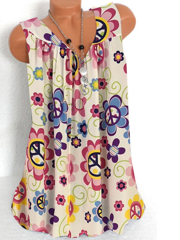 Women Half Sleeve V-neck Solid Color Dress