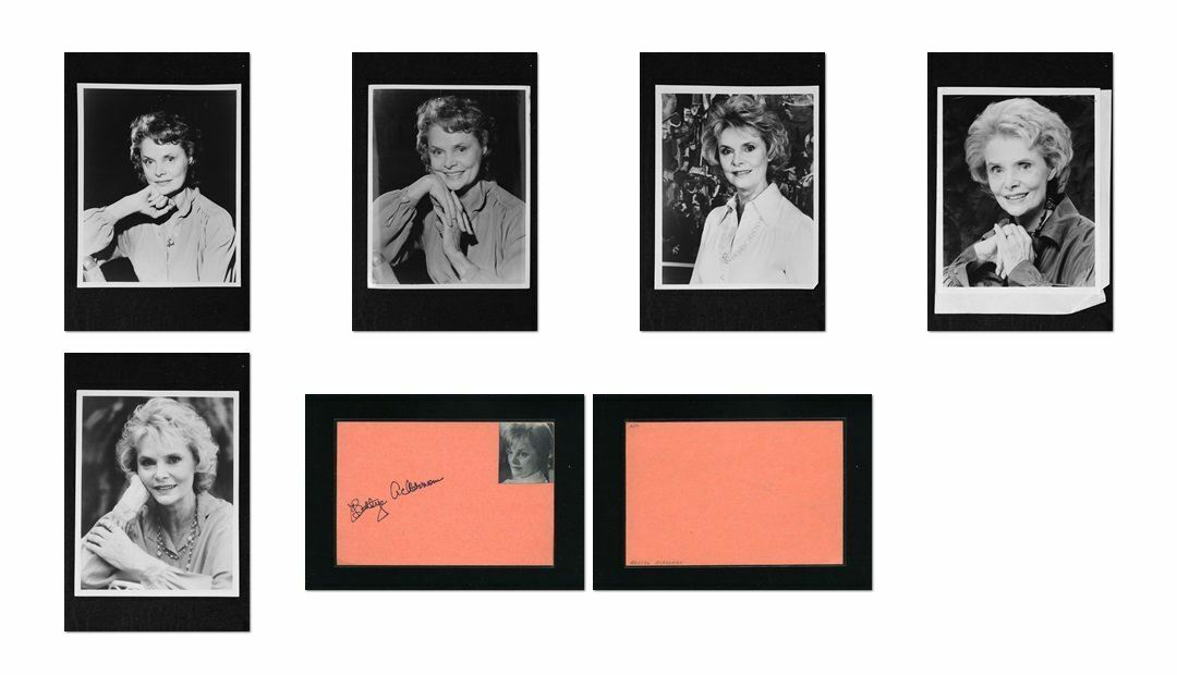 Bettye Ackerman - Signed Autograph and Headshot Photo Poster painting set - Ben Casey