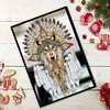 Indian Wolf Special Shaped A5 5D DIY Diamond Art Painting Notebook Kit