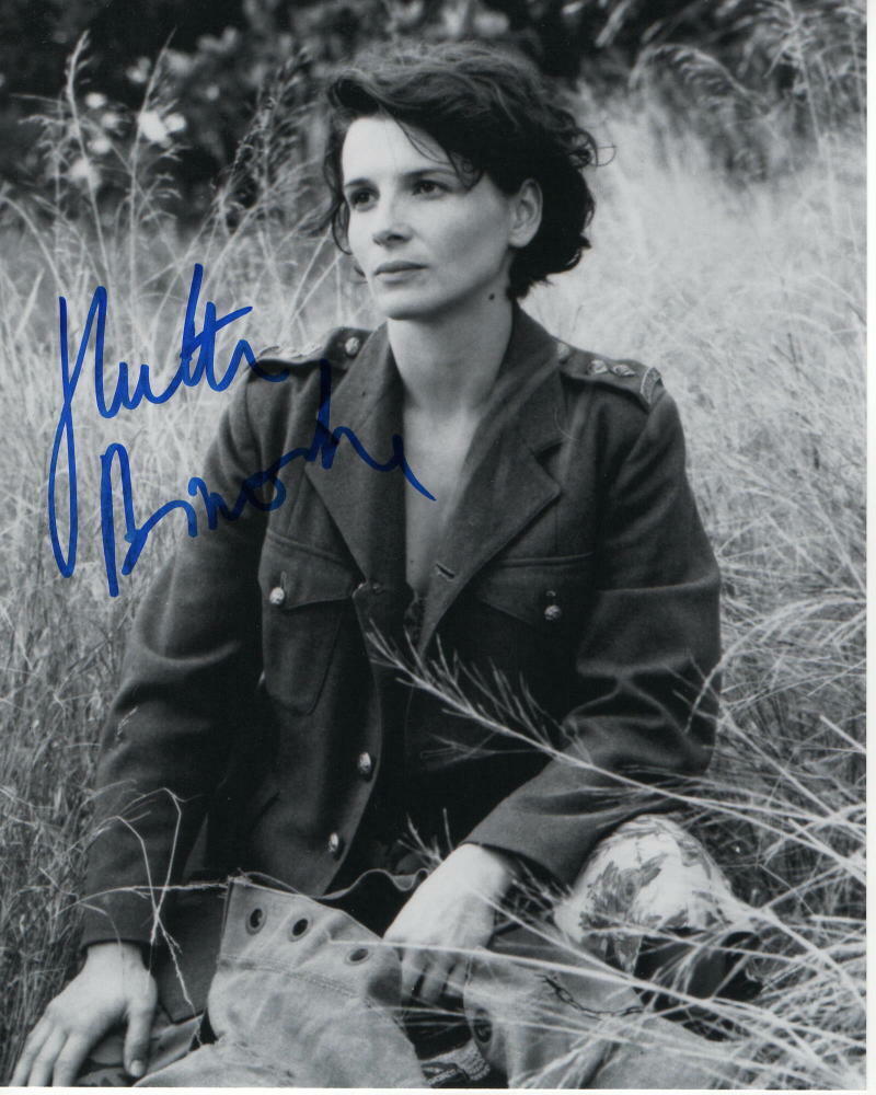 JULIETTE BINOCHE SIGNED AUTOGRAPH 8X10 Photo Poster painting - BEAUTIFUL THE ENGLISH PATIENT B