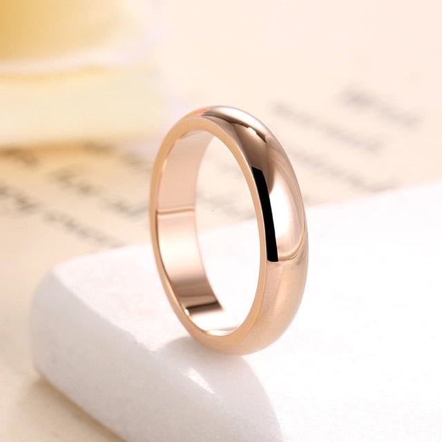 YOY-female Rose Gold color wedding rings