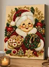 DIY Pearl Painting - Handmade Self - Adhesive Pearls - Santa Claus