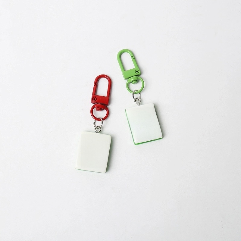 Chinoiserie Cute Mahjong Synthetic Resin Alloy Bag Pendant Keychain