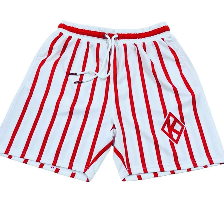 Kappa Alpha Psi Men's Summer Striped Drawstring Waist Shorts