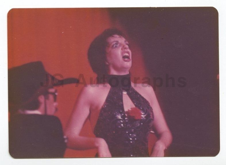 Liza Minnelli - Vintage Candid Photo Poster painting by Peter Warrack - Previously Unpublished