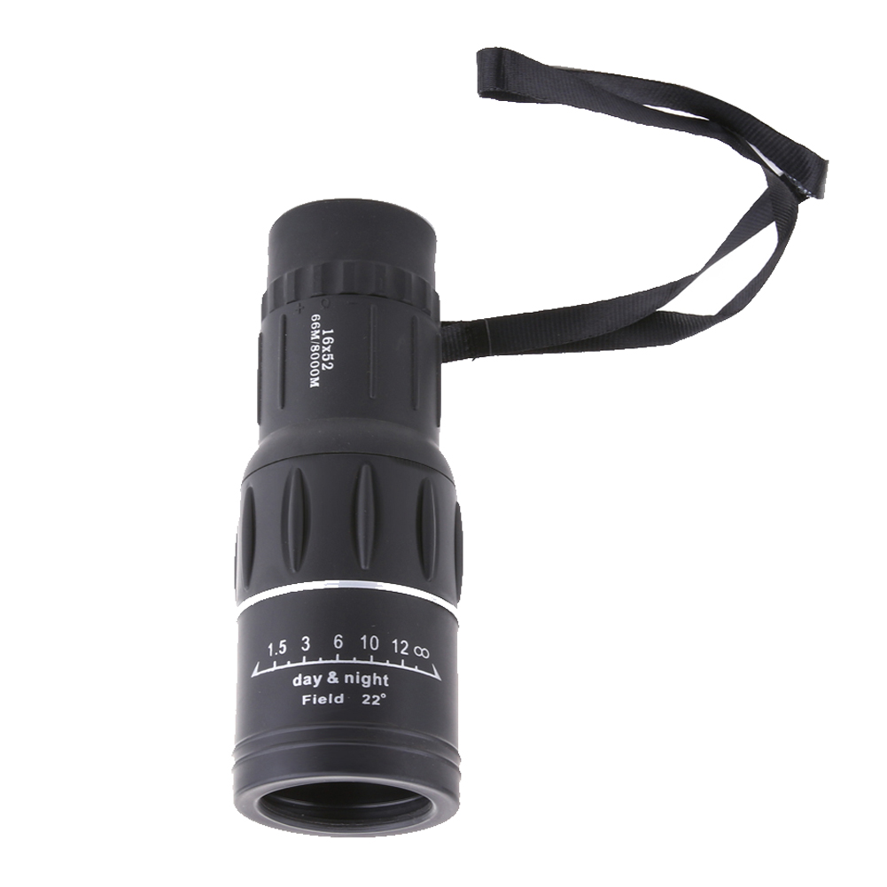 

16x52 HD Optical Monocular Outdoor Observing Survey Camping Hiking Telesc, 501 Original