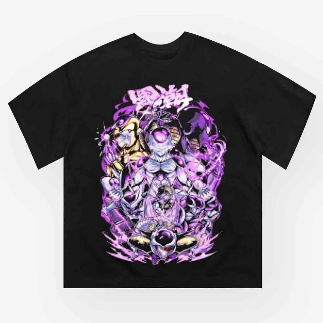 Unisex Dragon Ball Character Printed Oversized T-shirts