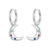 Moon Earrings 925 Sterling Silver 